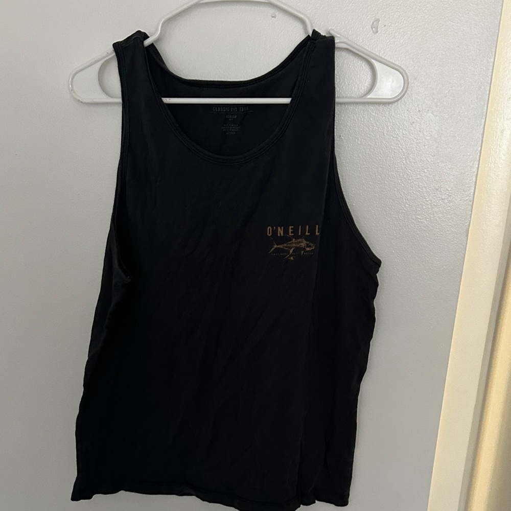 O'Neill Men’s Black Tank Top with Logo